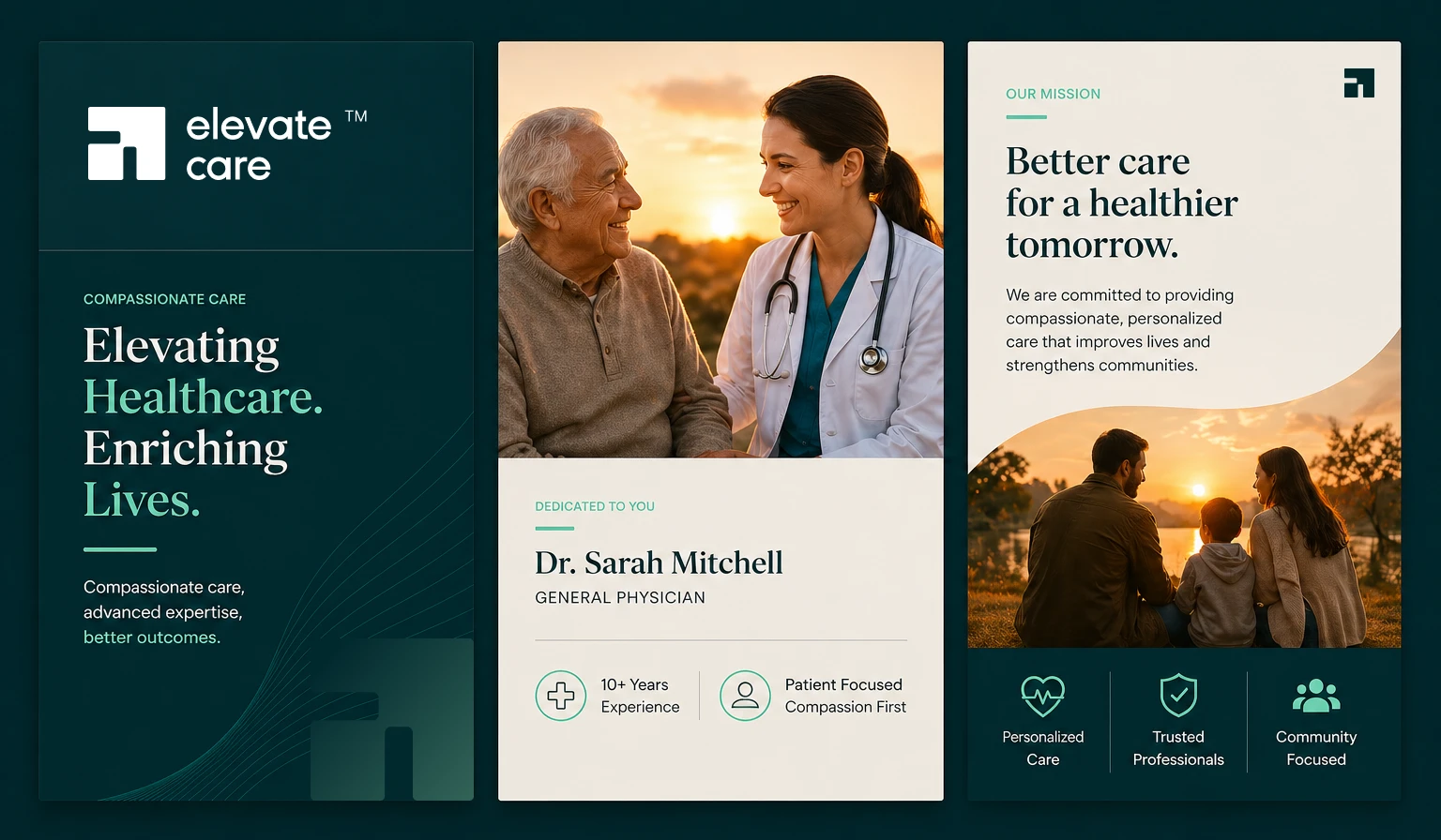 Elevate Health Hospital Website Design