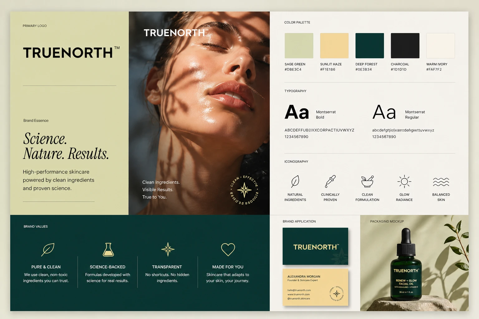 TrueNorth Skincare Design Showcase